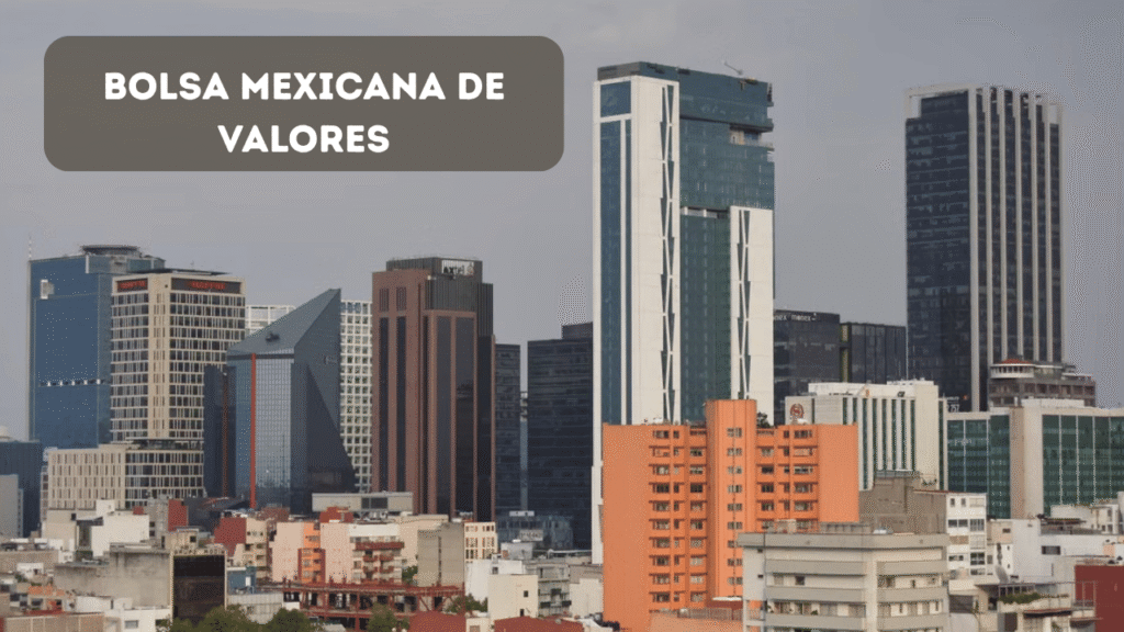 Rascacielos del distrito financiero de la Ciudad de México, sede del ecosistema de la Bolsa Mexicana de Valores