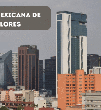 Rascacielos del distrito financiero de la Ciudad de México, sede del ecosistema de la Bolsa Mexicana de Valores